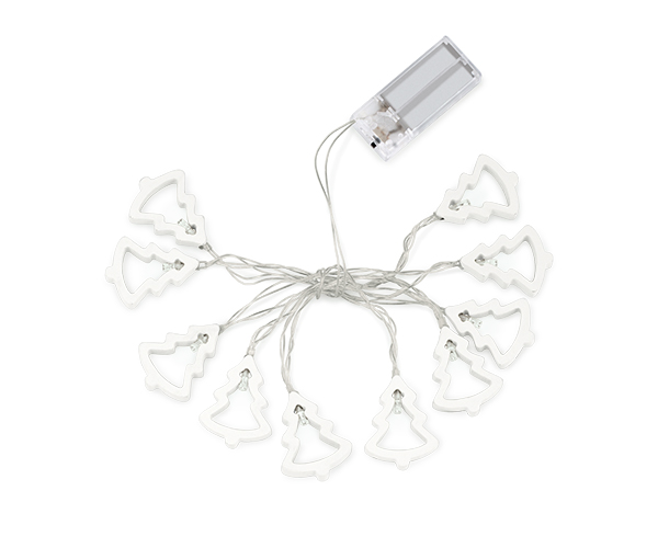 FILO 10 ALBERI LED DA INTERNO BIANCO