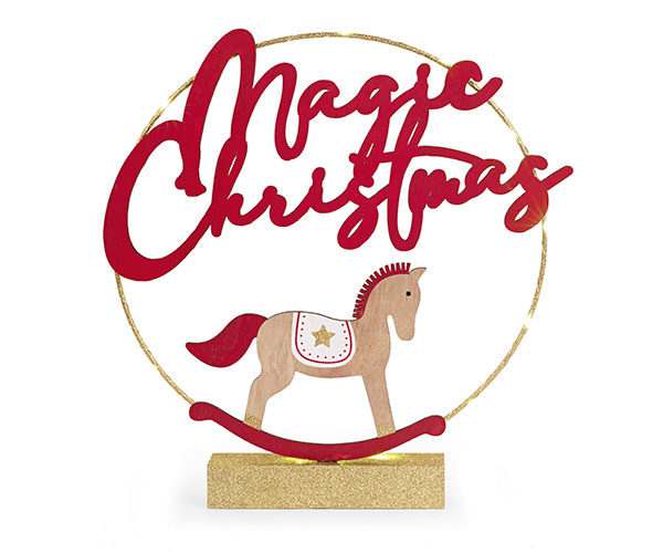 MAGIC CHRISTMAS LED CON CAVALLINO