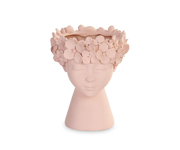 VASO ROSA VISO DONNA