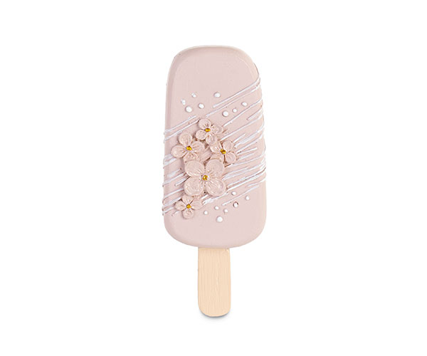 MAGNETE GELATO CIPRIA FIORI GLITTER