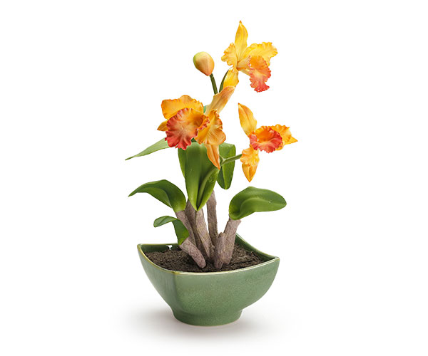 VASETTO ORCHIDEA ARANCIO